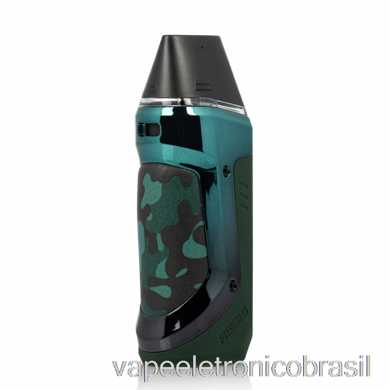 Vape Recarregável Geek Vape Aegis Nano 30w Pod Sistema Camo Verde